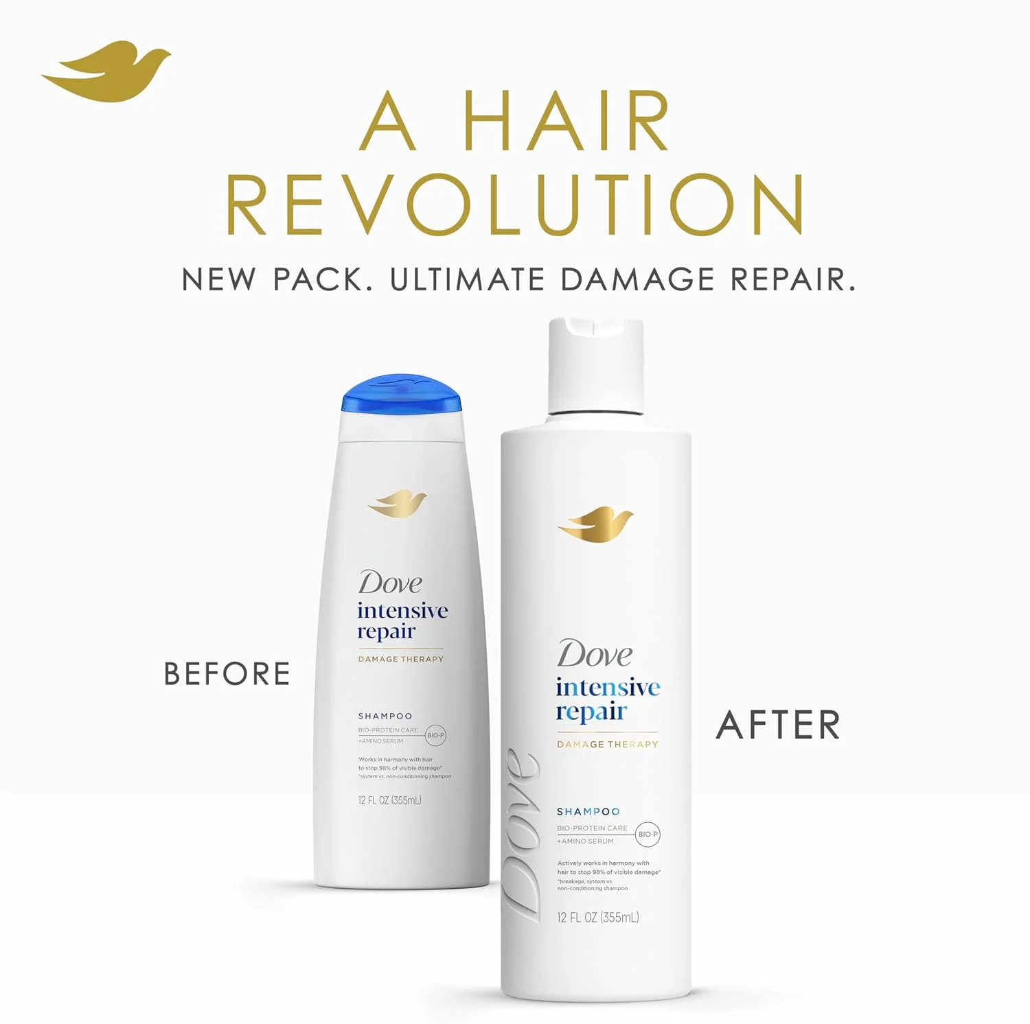 شامپو ترمیم کننده قوی موهای آسیب دیده Dove Nutritive Solutions، فرمول 4 عددی برای موهای خشک و آسیب دیده حاوی کراتین، 355 میلی لیتر شامپو ترمیم کننده قوی موهای آسیب دیده Dove Nutritive Solutions، فرمول 4 عددی برای موهای خشک و آسیب دیده حاوی کراتین، 355 میلی لیتر