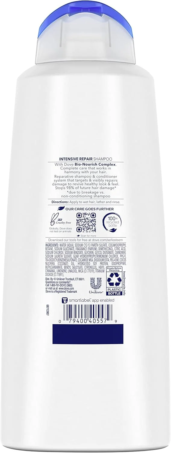 شامپو ترمیم کننده قوی داو Nutritive Solutions حجم 600 میلی لیتر