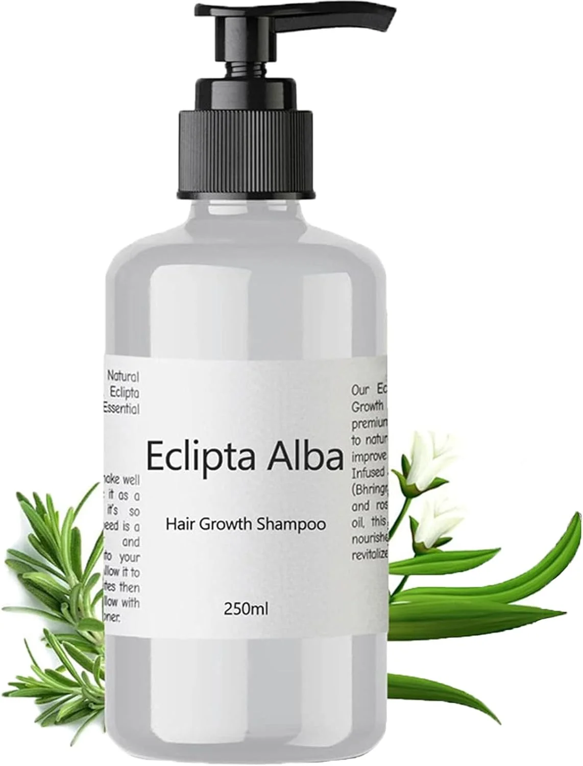 شامپو رشد مو اکلیپتا آلبا، شامپو اکلیپتا آلبا، روغن اکلیپتا آلبا، شامپو برینگراج ارگانیک طبیعی، شامپو ضخیم کننده ضد ریزش مو برای زنان و مردان 250 میلی لیتر