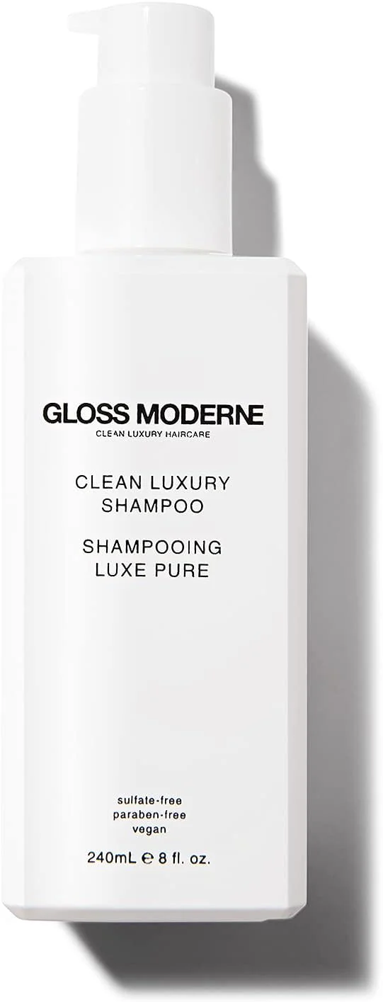 شامپو لوکس و پاک کننده گلاس مدرن - 236 میلی لیتر - درمان مو برای موهای آسیب دیده و خشک با رایحه بادام مدیترانه ای و نارگیل با ته مایه کنیاک - برای موهای نرم و درخشان