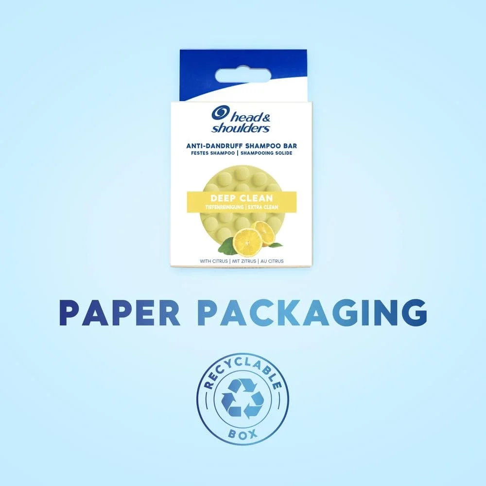 شامپو بار مرطوب کننده و وگان هد اند شولدرز Aussie با روغن ماکادامیا استرالیایی، مناسب موهای خشک و آسیب دیده (70 گرم)، دارای کف غنی، 98% منشاء طبیعی، بدون تست حیوانی، جعبه قابل بازیافت