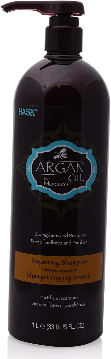 Hask Conditioner Argan Oil Repairing Shampoo - 1 Liter