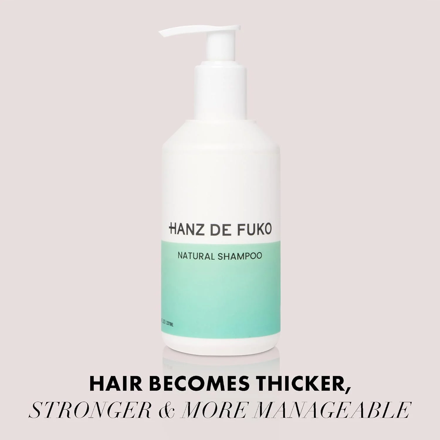 شامپو طبیعی ممتاز هانز دی فوکو - پاک کننده موی با عملکرد بالا - بدون سولفات و پارابن - تسکین دهنده تحریک پوست سر - 16+ عصاره گیاهی طبیعی، 236 میلی لیتر