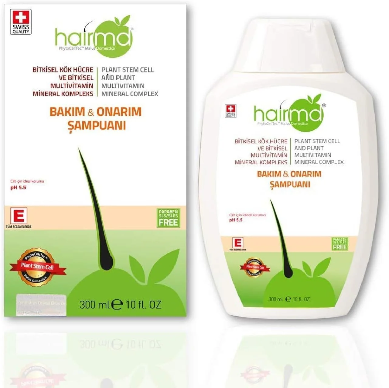 شامپو مراقبت و ترمیم مو HairMD حجم 300 میلی لیتر