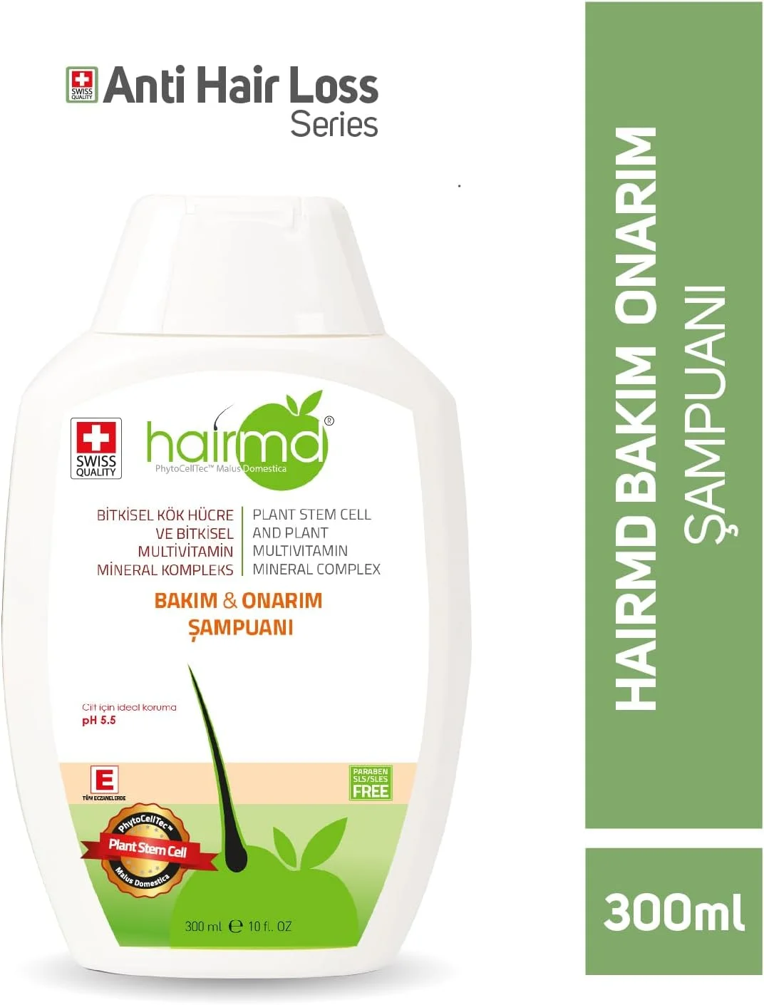 شامپو مراقبت و ترمیم مو HairMD حجم 300 میلی لیتر