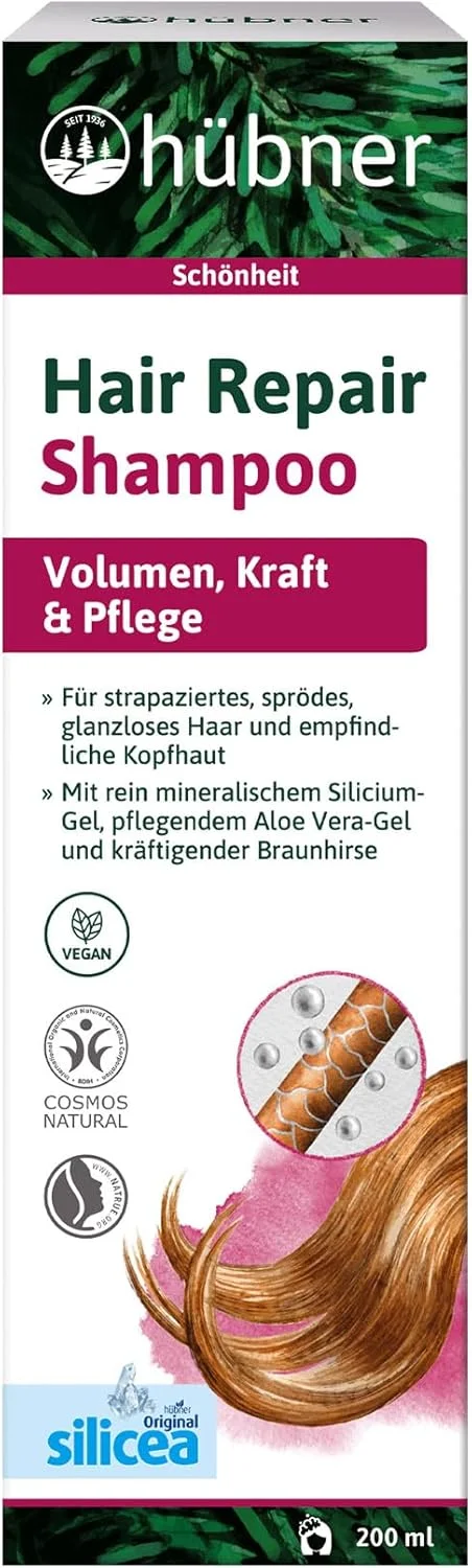 شامپو ترمیم کننده مو سیلیکا اورجینال هوبنر (200 میلی لیتر)
