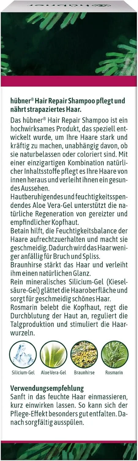 شامپو ترمیم کننده مو سیلیکا اورجینال هوبنر (200 میلی لیتر)