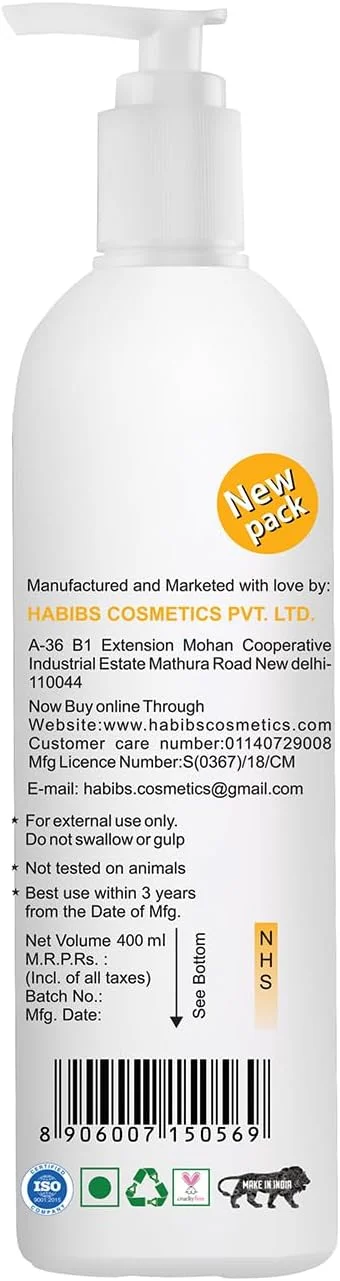 شامپو موی معمولی حاوی آرنیکا حبیبز کازمتیکس، ترمیم کننده آسیب دیدگی، جلوگیری از شکستگی و ریزش مو (400 میلی لیتر)