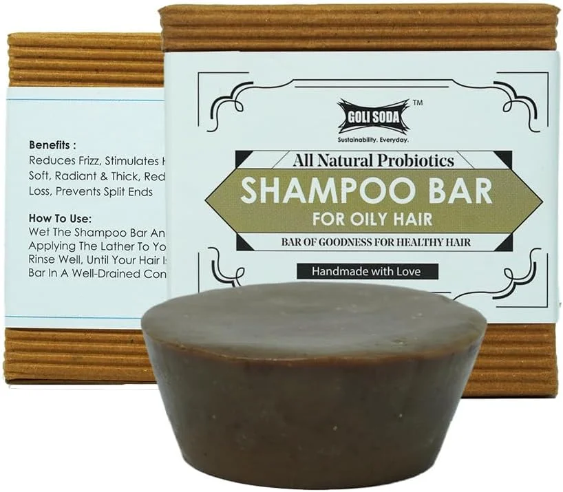 شامپو بار پروبیوتیک کاملا طبیعی گلی سودا برای موهای چرب - بسته 2 عددی