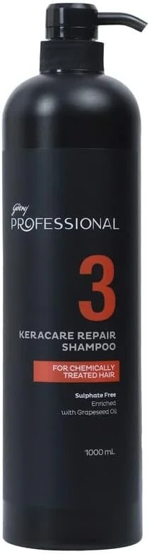 شامپو ترمیم کننده موهای کراتینه شده گودرج پروفشنال Keracare (۱۰۰۰ میلی لیتر)