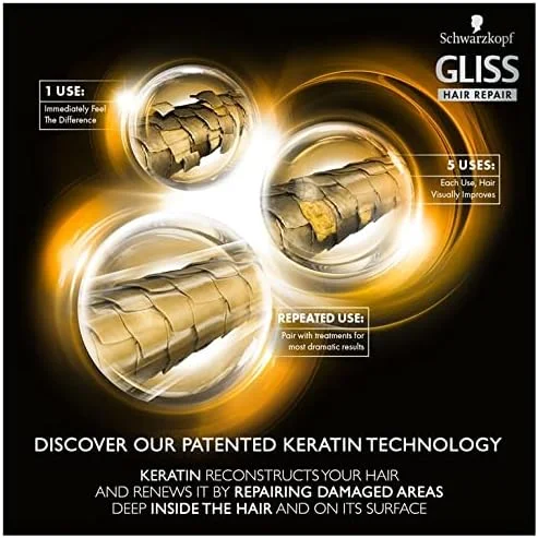 شامپو گلیس Ultimate Repair حجم 400 میلی لیتر (2 عددی)