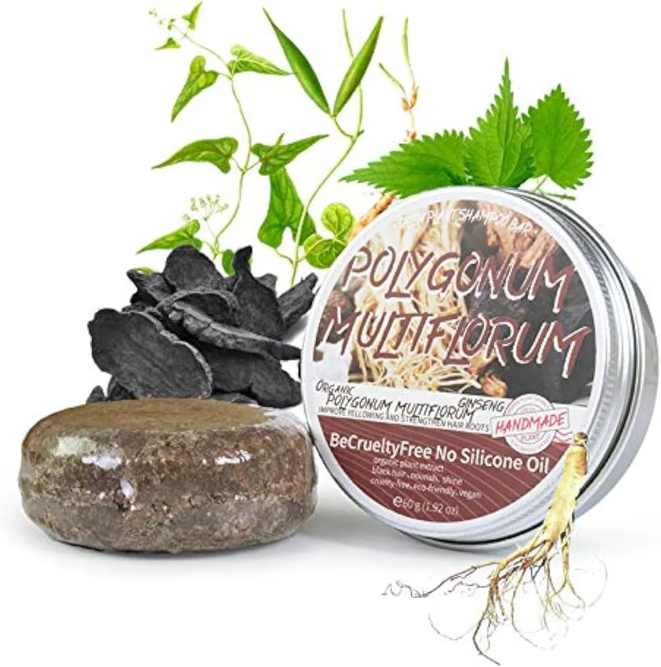 شامپو بار تیره کننده مو Kcomotee، شامپو بار برای مو، شامپو بار جامد، صابون مو، شامپو بار طبیعی 2 عددی، صابون بار مو، رشد مجدد مو، درمان ریزش مو برای آقایان و بانوان