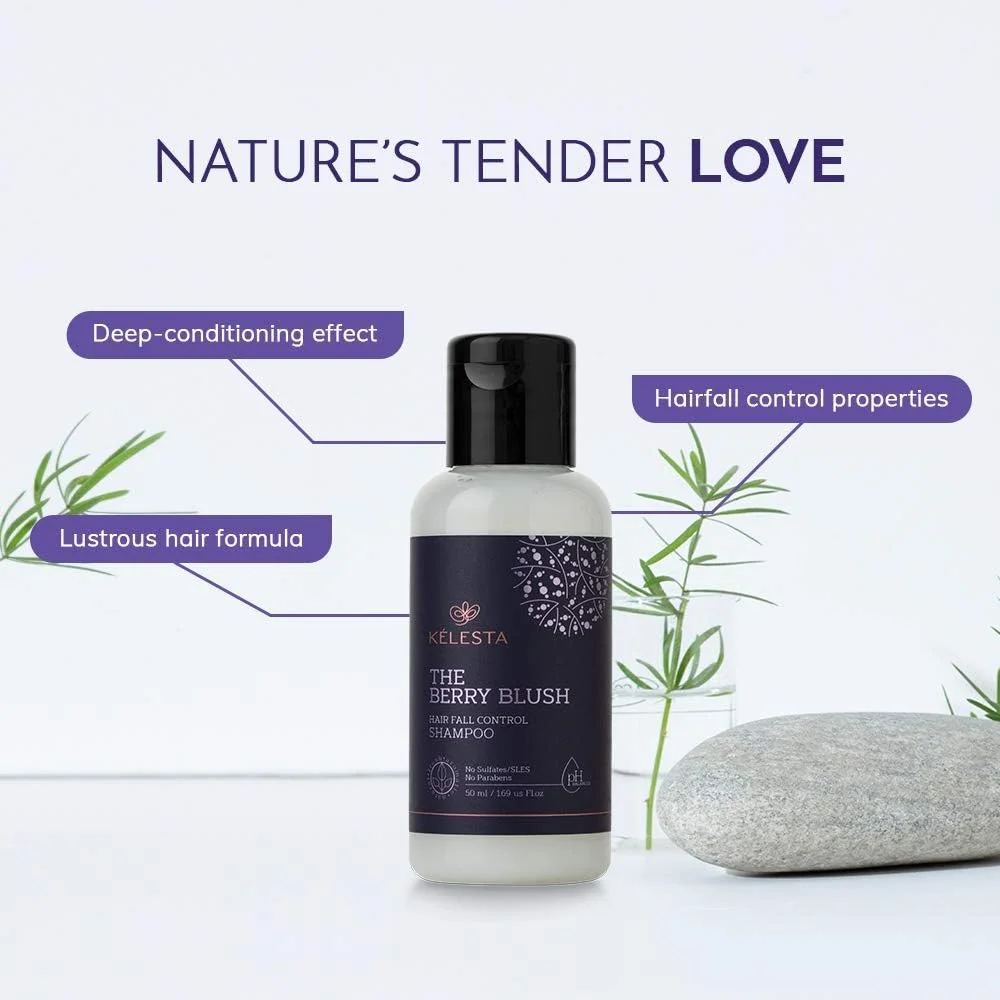 شامپو بری بلاش کلستا - کنترل ریزش مو و تغذیه کننده پوست سر - نرم کننده، براق کننده، حجم دهنده و سلامت پوست سر - ملایم - بدون رنگ - بدون پارابن - بدون سولفات - 50 میلی لیتر