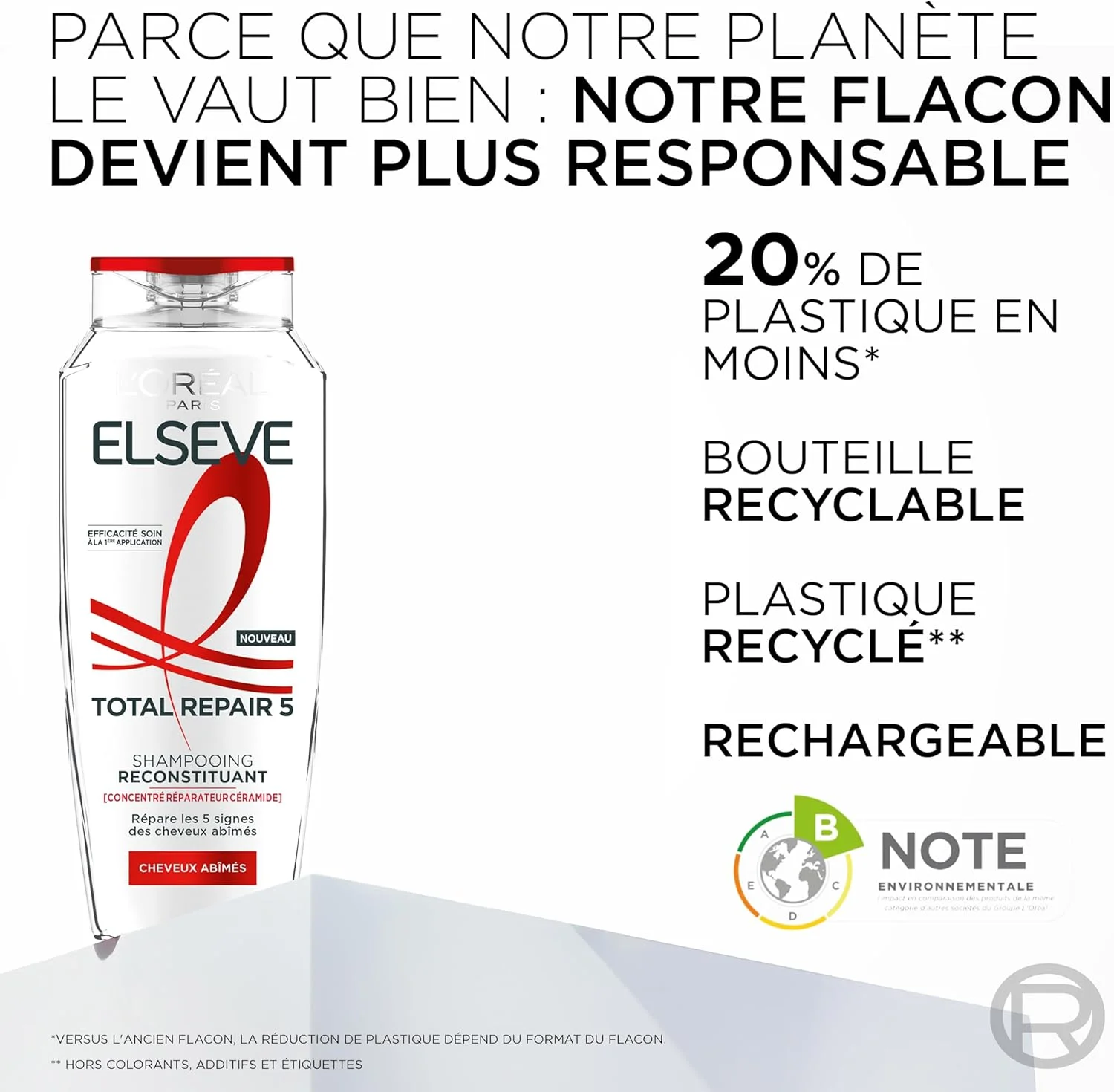 لورآل پاریس - شامپو ترمیم کننده - ترمیم و تقویت کننده فیبرها - برای انواع موهای آسیب دیده - غنی شده با کنسانتره ترمیم کننده سرامیک - السیو توتال ریپیر 5-400 میلی لیتر لورآل پاریس - شامپو ترمیم کننده - ترمیم و تقویت کننده فیبرها - برای انواع موهای آسیب دیده - غنی شده با کنسانتره ترمیم کننده سرامیک - السیو توتال ریپیر 5-400 میلی لیتر