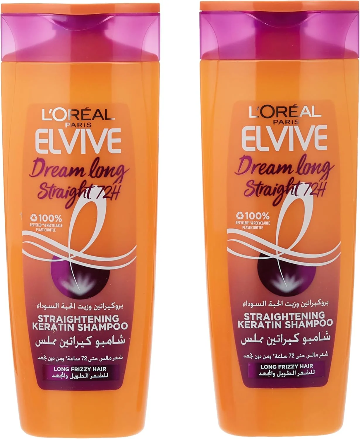 شامپو لورآل پاریس Elvive Dream Long Straight برای موهای وز، 400 میلی لیتر، بسته دوتایی شامپو لورآل پاریس Elvive Dream Long Straight برای موهای وز، 400 میلی لیتر، بسته دوتایی