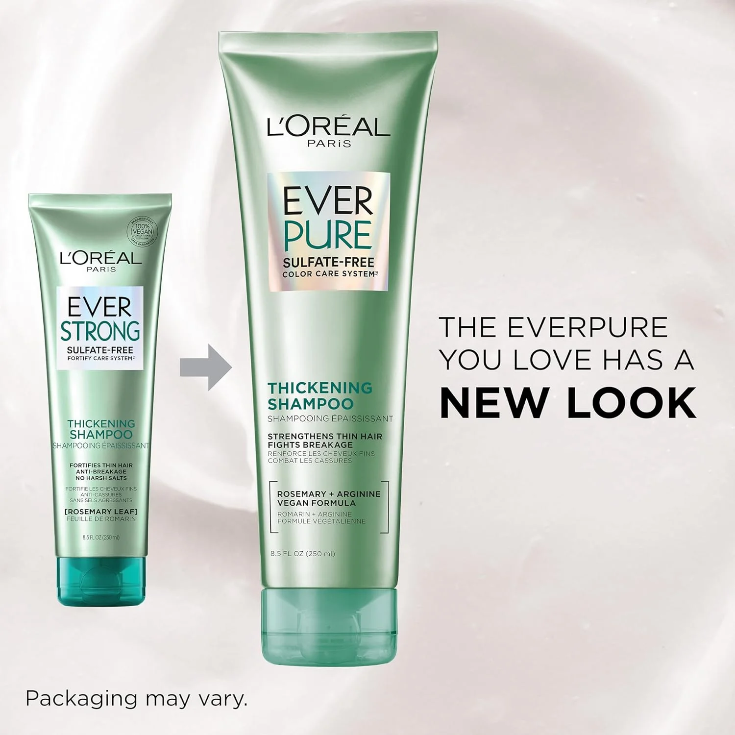 کیت شامپو و نرم کننده ضخیم کننده و بدون سولفات اورال پاریس EverStrong، ضخیم کننده + تقویت کننده، برای موهای نازک و شکننده، (250 میلی لیتر) کیت شامپو و نرم کننده ضخیم کننده و بدون سولفات اورال پاریس EverStrong، ضخیم کننده + تقویت کننده، برای موهای نازک و شکننده، (250 میلی لیتر)