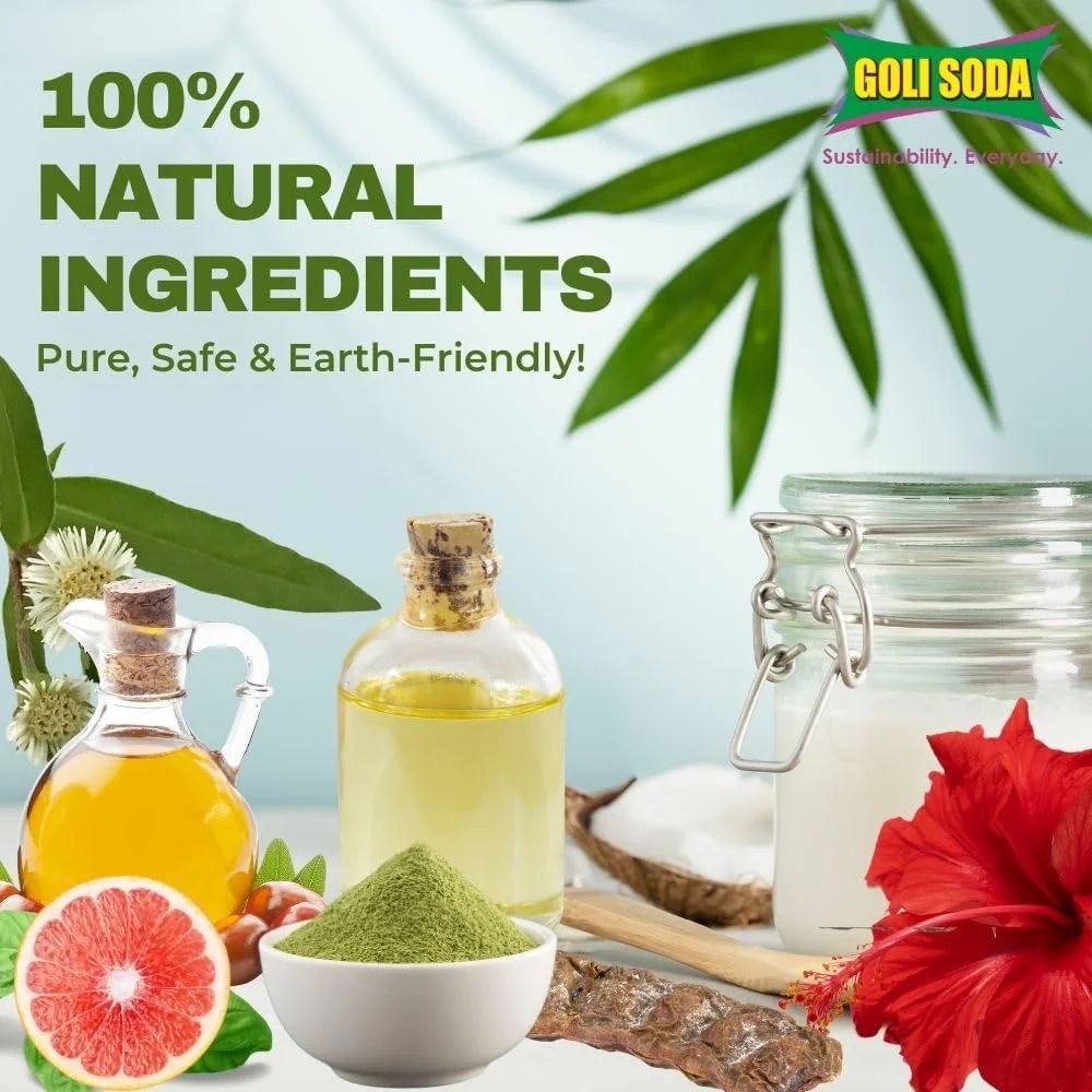 شامپو بار پروبیوتیک کاملا طبیعی گلی سودا برای موهای چرب | مناسب آقایان و بانوان | پودر برهمی | سرکه سیب | گریپ فروت | فاقد روغن پالم - (بسته 3 عددی) - 90 گرم شامپو بار پروبیوتیک کاملا طبیعی گلی سودا برای موهای چرب | مناسب آقایان و بانوان | پودر برهمی | سرکه سیب | گریپ فروت | فاقد روغن پالم - (بسته 3 عددی) - 90 گرم