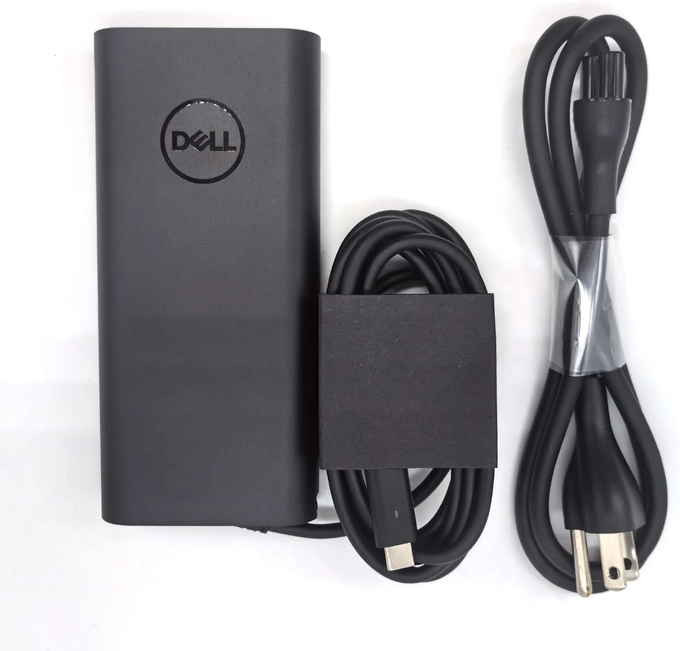 شارژر لپ تاپ دل GAN 130W USB C Type C AC Adapter، مناسب برای Alienware X14 X14 R2، Inspiron 16 Plus 7620 7630، Precision 3470 3480 3570 3571 3580 3581 5470 5480 5570 AC Charger، مشکی، HA130PM170