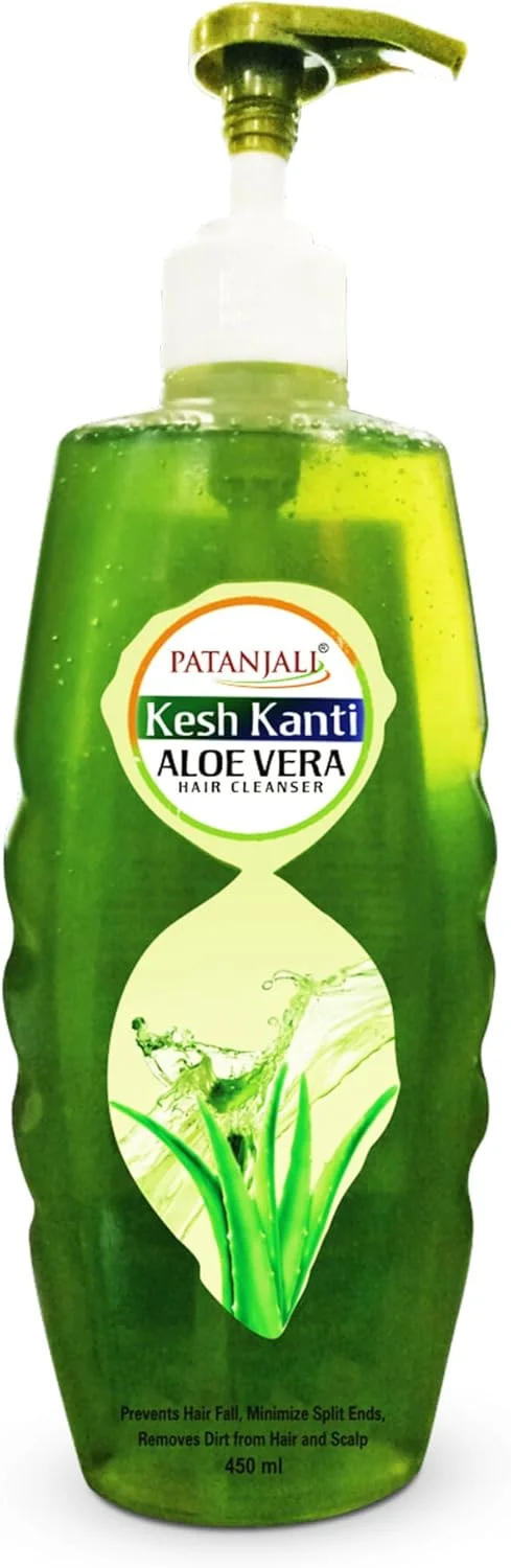 شوینده موی سر آلوئه ورا پاتانجلی کِش کانتی برای جلوگیری از ریزش مو - 450 میلی لیتر