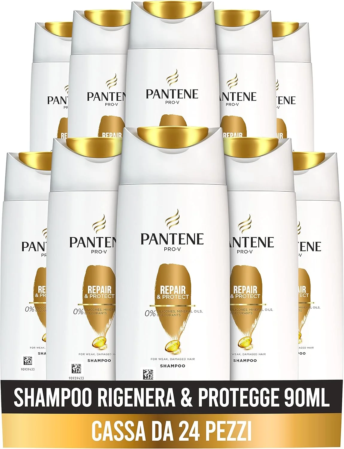 شامپو پنتن Pro-V بازسازی و محافظت کننده، فورا نشانه های آسیب دیدگی را ترمیم می کند ۲۴ عدد ۹۰ میلی لیتر شامپو پنتن Pro-V بازسازی و محافظت کننده، فورا نشانه های آسیب دیدگی را ترمیم می کند ۲۴ عدد ۹۰ میلی لیتر