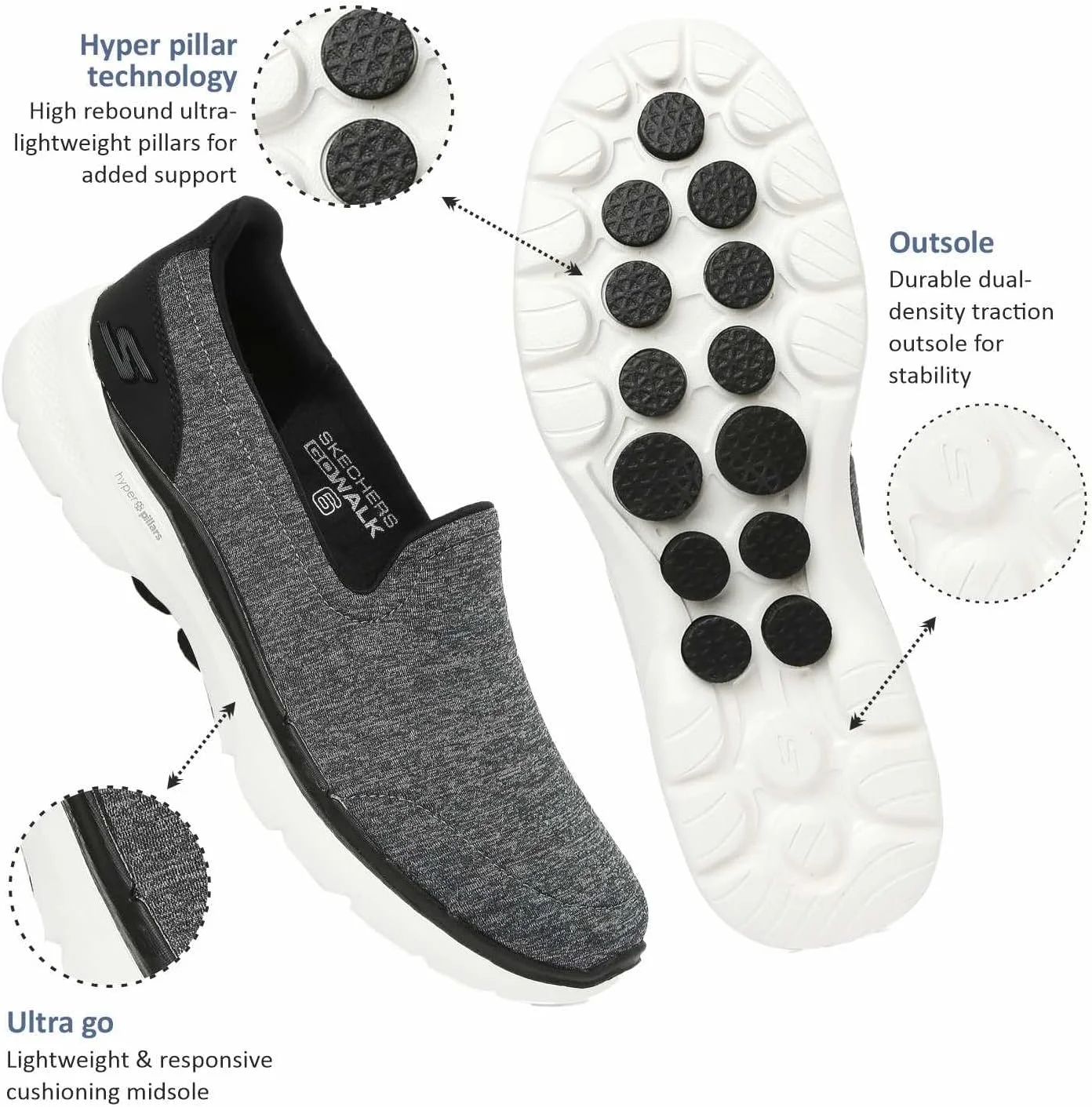 کفش زنانه اسکیچرز گو واک 6