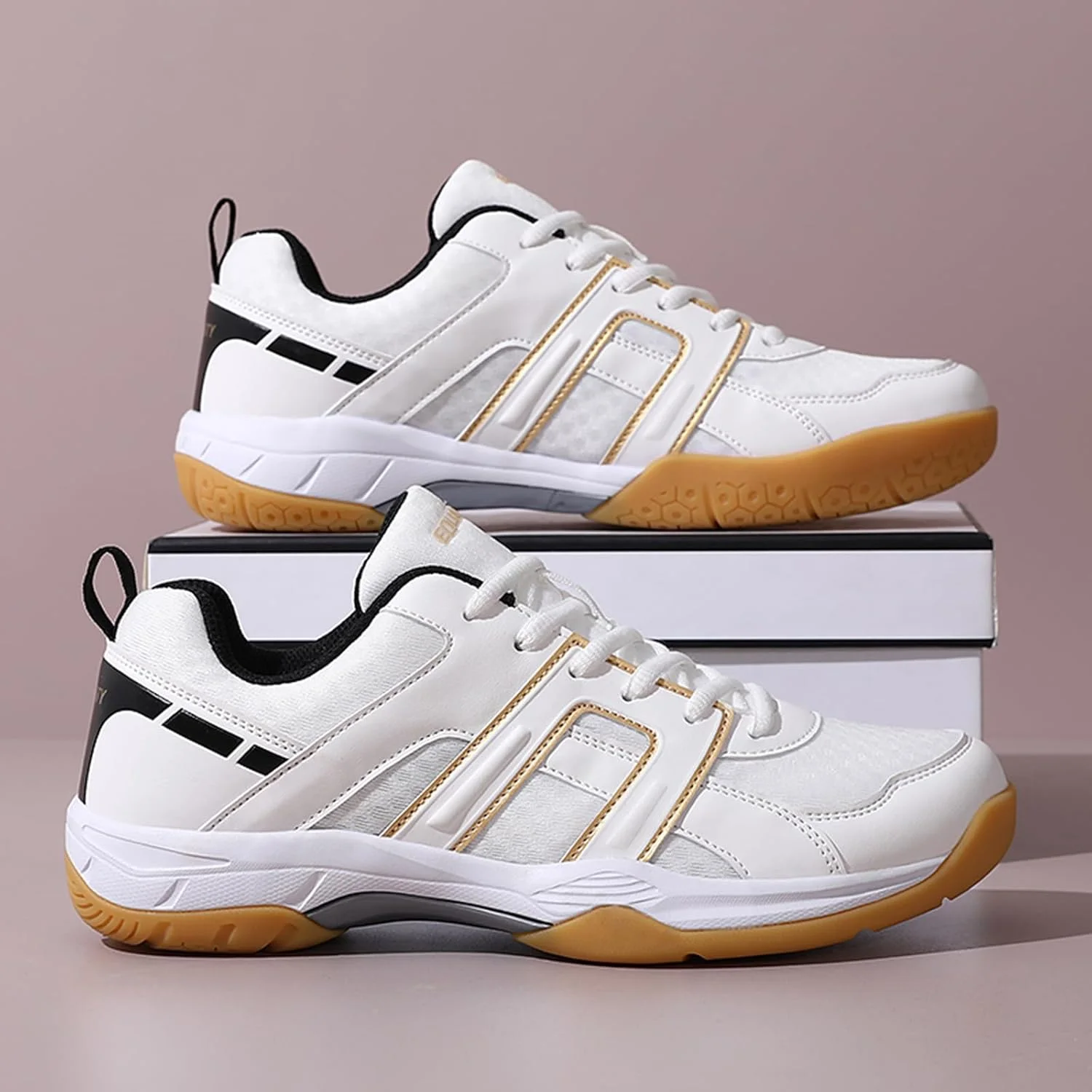 کفش تنیس بدمینتون Smilice Unisex، کفش ورزشی توری سبک وزن، ایده آل برای ورزش و استفاده روزمره کفش تنیس بدمینتون Smilice Unisex، کفش ورزشی توری سبک وزن، ایده آل برای ورزش و استفاده روزمره