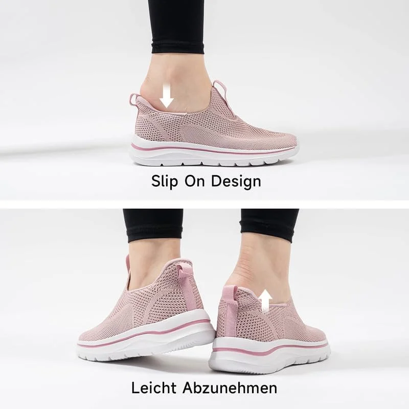 کفش ورزشی زنانه سوسنفر، کفش ورزشی تنفسی، کفش ورزشی توری سبک وزن، کفش پیاده روی، کفش های راحت لغزنده برای باشگاه و تناسب اندام