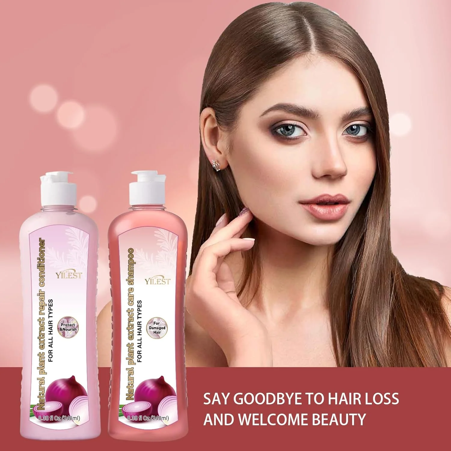 مجموعه شامپو و نرم کننده رزماری و پیاز با بیوتین - رشد سالم مو، بدون شوره سر و مراقبت کامل