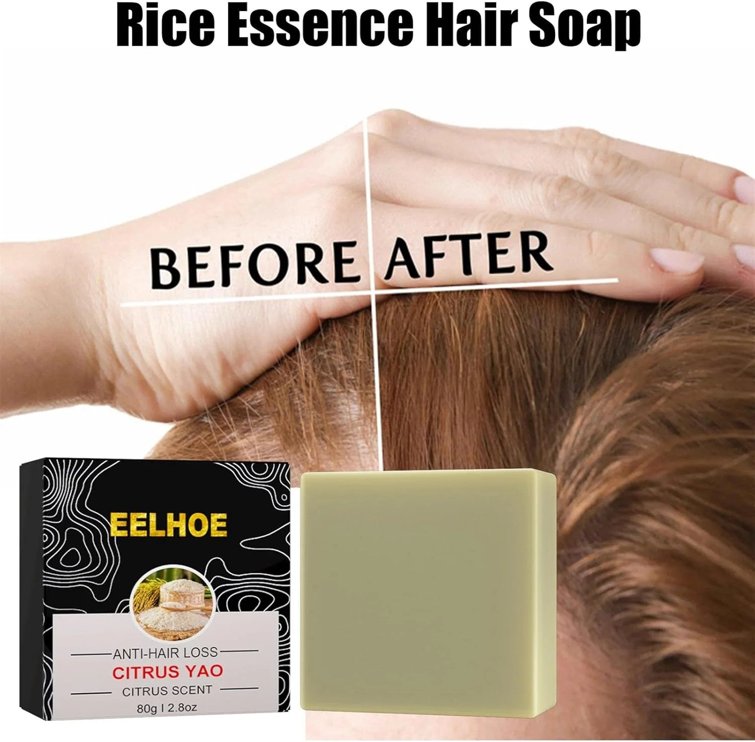 شامپو بار برای مو - شامپو بار ضد شوره سر، شامپو بار جامد مغذی و مرطوب کننده برای موهای خشک و آسیب دیده، راه حل جلوگیری از ریزش مو