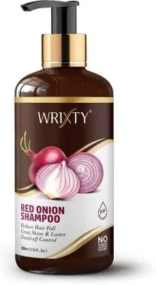 شامپو پیاز قرمز Wrixty (300 میلی لیتر) | نرم کننده پیاز قرمز (300 میلی لیتر) | روغن مو پیاز قرمز (200 میلی لیتر) | ماسک مو پیاز قرمز (200 میلی لیتر) | کیت ترکیبی کنترل ریزش مو | 4 محصول در مجموعه