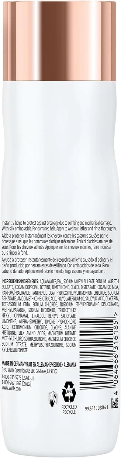 شامپو ترمیم کننده قوی موهای آسیب دیده Wella Professionals Fusion، ترمیم مو، ضد شکستگی مو، 250 میلی لیتر