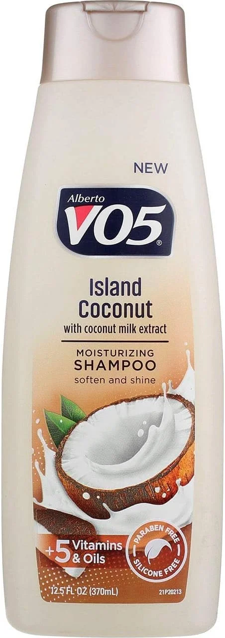 شامپو مرطوب کننده VO5 - 369 میلی لیتر - نارگیل استوایی، موها را شاداب و زیبا می کند، سفید شامپو مرطوب کننده VO5 - 369 میلی لیتر - نارگیل استوایی، موها را شاداب و زیبا می کند، سفید