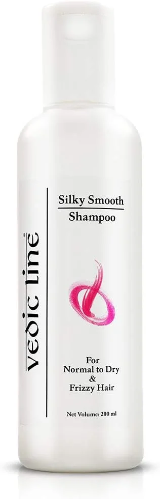 شامپو ابریشمی ودیک لاین، ترمیم کننده موهای آسیب دیده و وز با عصاره عسل و گل بامیه برای موهای نرم و لطیف، 200 میلی لیتر