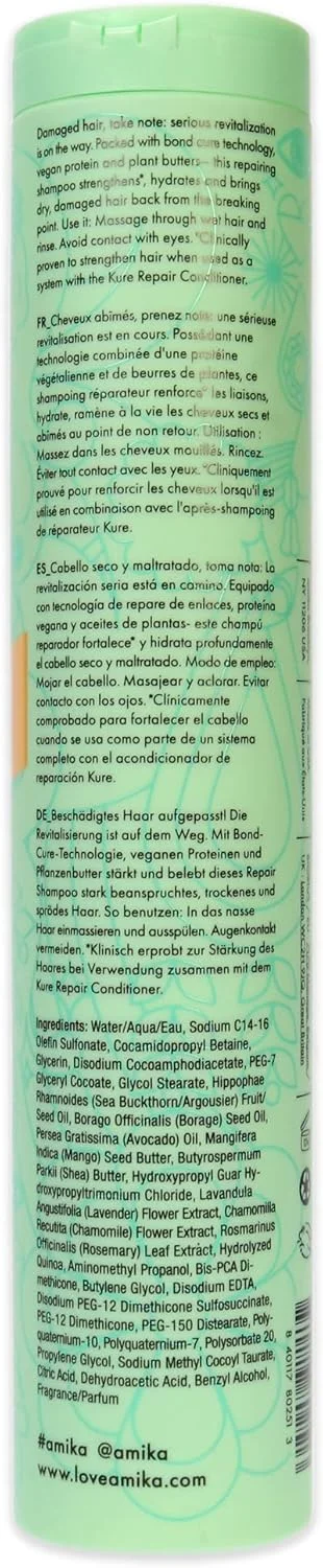 شامپو ترمیم کننده آمیکا The Kure، 295 میلی لیتر شامپو ترمیم کننده آمیکا The Kure، 295 میلی لیتر