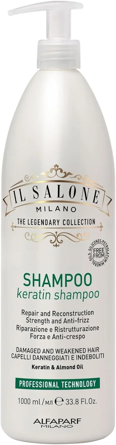 شامپو کراتین آلفاپرف میلانو ایل سالون میلانو 1000 میلی لیتر شامپو کراتین آلفاپرف میلانو ایل سالون میلانو 1000 میلی لیتر
