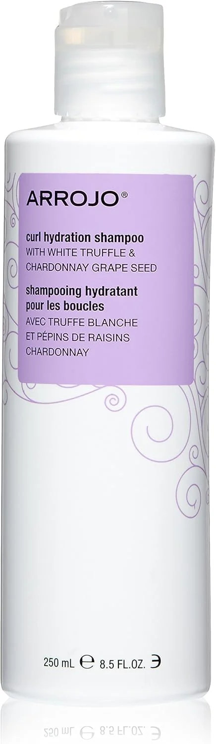 شامپو آبرسان موهای فر ARROJO – شامپو بدون پارابن و سولفات – شامپو مرطوب کننده ضد وز با عصاره ترافل سفید و دانه انگور Chardonnay – شامپو فر کننده و حالت دهنده مو (251 میلی لیتر) شامپو آبرسان موهای فر ARROJO – شامپو بدون پارابن و سولفات – شامپو مرطوب کننده ضد وز با عصاره ترافل سفید و دانه انگور Chardonnay – شامپو فر کننده و حالت دهنده مو (251 میلی لیتر)