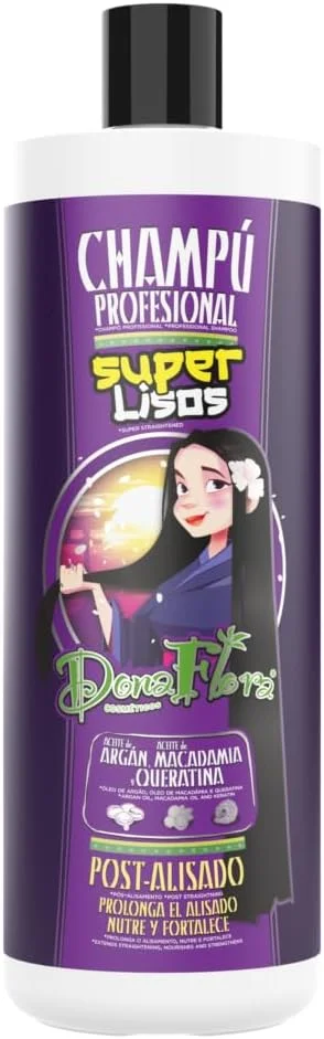 شامپو فوق العاده نرم کننده دونا فلورا 1000 میلی لیتر - حاوی روغن آرگان، ماکادمیا و کراتین - تغذیه کننده، ترمیم کننده و تقویت کننده - برای درخشندگی، لطافت و هم ترازی فیبر مو - بدون سولفات و پارابن شامپو فوق العاده نرم کننده دونا فلورا 1000 میلی لیتر - حاوی روغن آرگان، ماکادمیا و کراتین - تغذیه کننده، ترمیم کننده و تقویت کننده - برای درخشندگی، لطافت و هم ترازی فیبر مو - بدون سولفات و پارابن