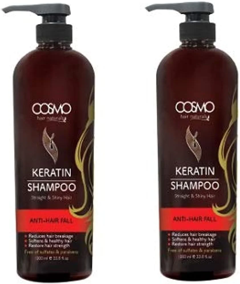 شامپو کراتینه موهای طبیعی سی دی COSMO DESIGNS مناسب انواع مو، 1000 میلی لیتر، ضد ریزش مو، نرم کننده و تقویت کننده مو، احیا کننده استحکام مو شامپو کراتینه موهای طبیعی سی دی COSMO DESIGNS مناسب انواع مو، 1000 میلی لیتر، ضد ریزش مو، نرم کننده و تقویت کننده مو، احیا کننده استحکام مو