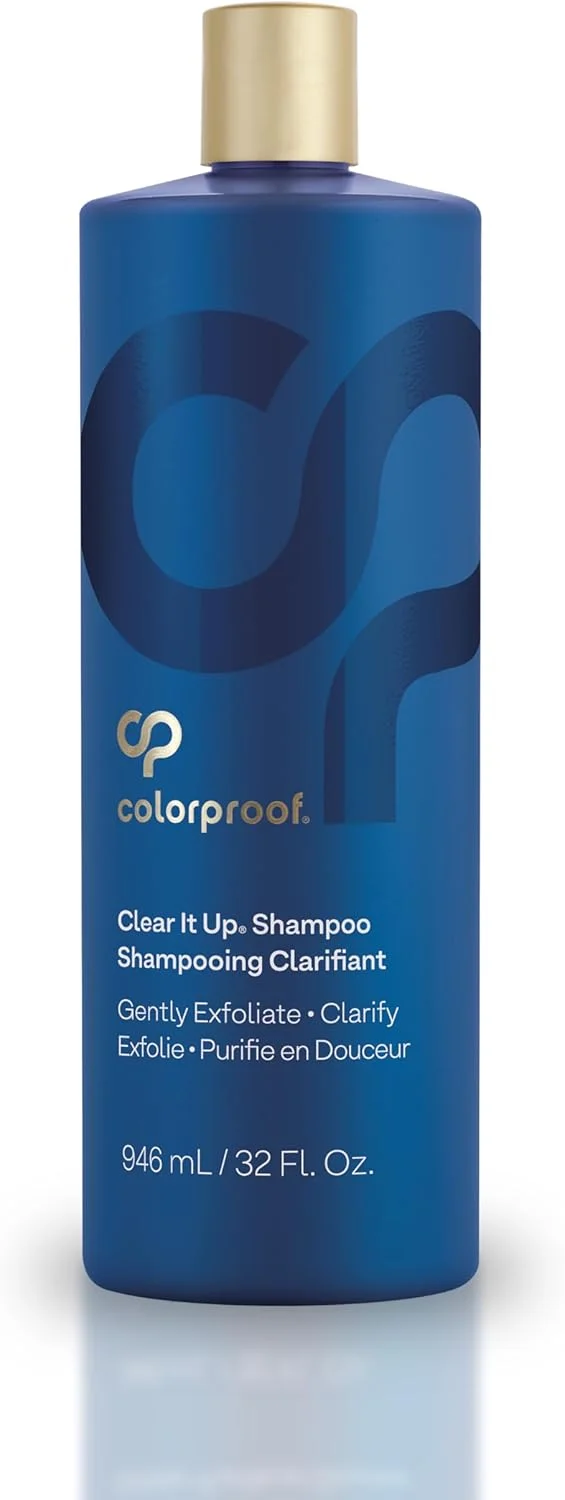 شامپو شفاف کننده و پاک کننده موهای رنگ شده کالرپروف، 946 میلی لیتر، با رایحه نارگیل و علف لیمو شامپو شفاف کننده و پاک کننده موهای رنگ شده کالرپروف، 946 میلی لیتر، با رایحه نارگیل و علف لیمو