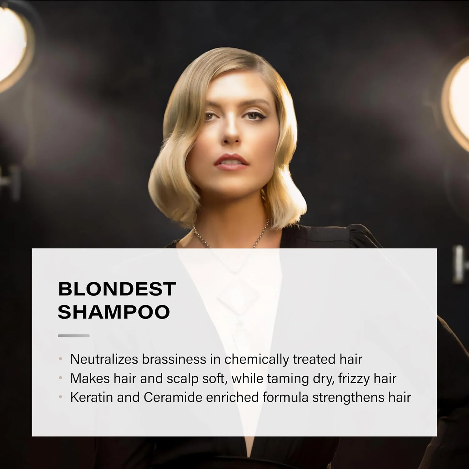 شامپو موی بلوند پیتر کوپولا کالر کامند حاوی آزولن - شامپو بنفش مخصوص موهای بلوند، بدون سولفات، ضد زردی، محافظ رنگ مو، مناسب موهای کراتینه شده، ترمیم کننده آسیب دیدگی، شامپو نرم کننده (355 میلی لیتر) برای استفاده روزانه