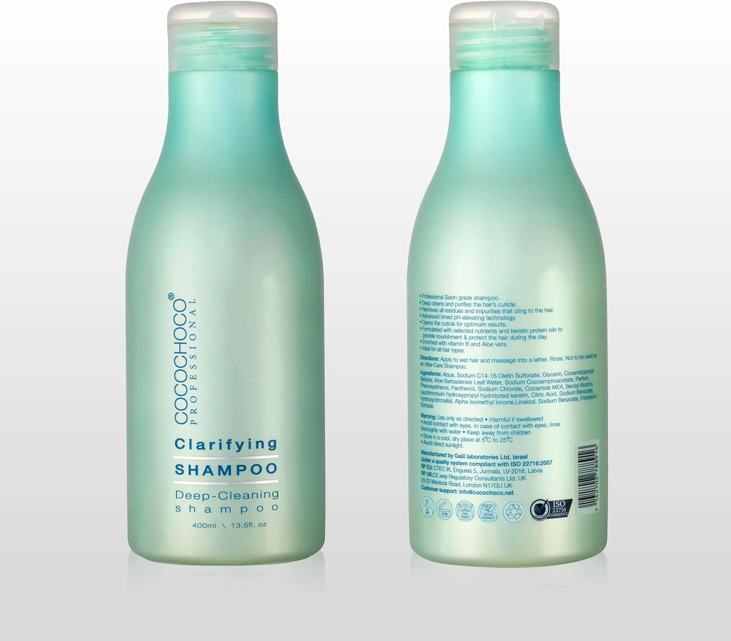 شامپو پاک کننده حرفه ای کوکوشوکو، 400 میلی لیتر