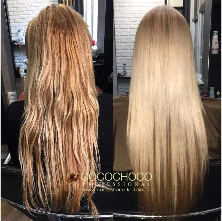 مجموعه آغازین کراتین خالص برزیلی حرفه ای کوکوشوکو (100 میلی لیتر) و شامپو پاک کننده (50 میلی لیتر) - درمان کراتینه کمپلکس برای صاف کردن مو - مناسب برای موهای بلوند - درمان مو بدون فرمالدئید