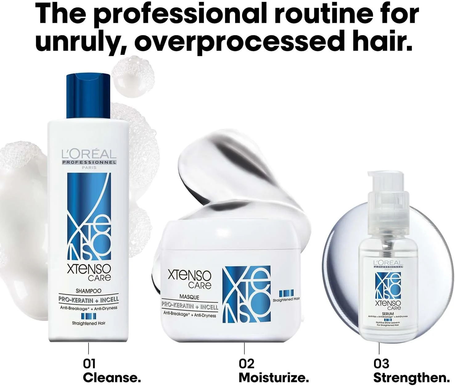 شامپو لورآل پروفشنال X-Tenso Care مخصوص موهای صاف 250 میلی لیتر