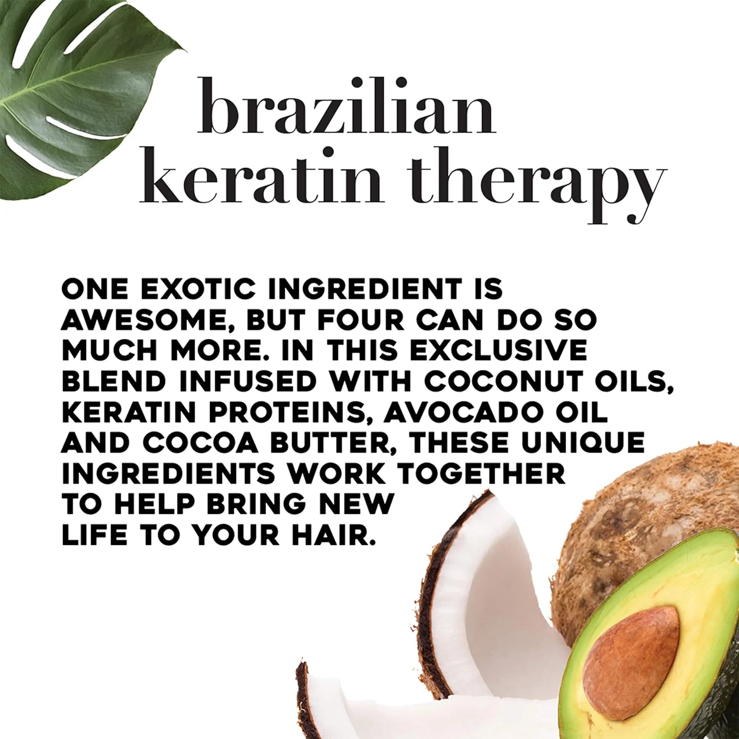 شامپو صاف کننده مو او جی ایکس حاوی روغن نارگیل برزیلی و کراتین، 385 میلی لیتر شامپو صاف کننده مو او جی ایکس حاوی روغن نارگیل برزیلی و کراتین، 385 میلی لیتر