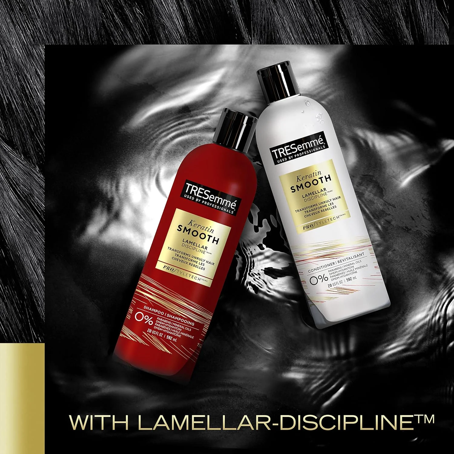 شامپو صاف کننده موهای وز ترزمه کراتین اسموث، فرموله شده با فناوری Pro Style، حجم 591 میلی لیتر شامپو صاف کننده موهای وز ترزمه کراتین اسموث، فرموله شده با فناوری Pro Style، حجم 591 میلی لیتر