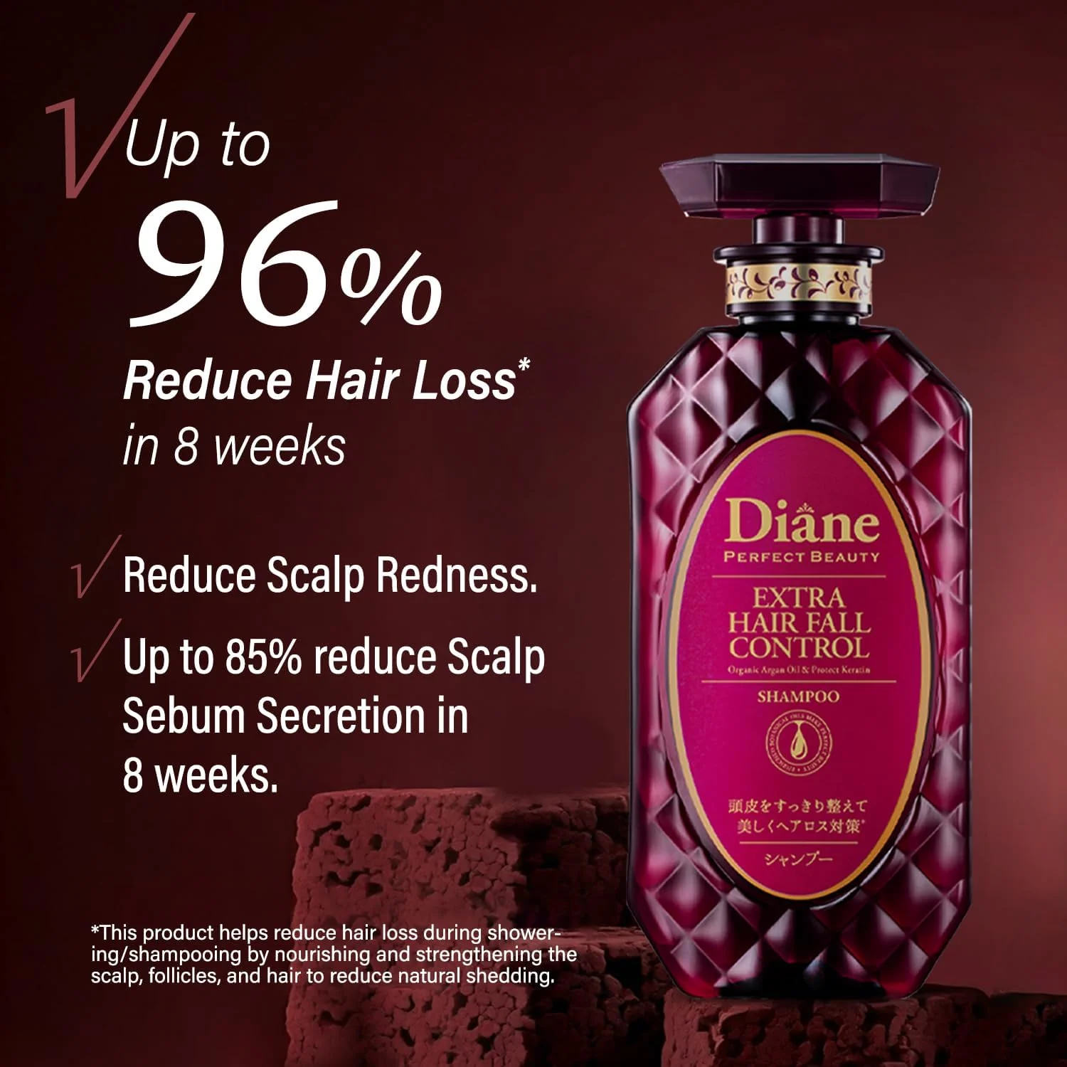 شامپو کنترل ریزش مو Moist Diane Perfect Beauty Extra حجم 450 میلی لیتر شامپو کنترل ریزش مو Moist Diane Perfect Beauty Extra حجم 450 میلی لیتر