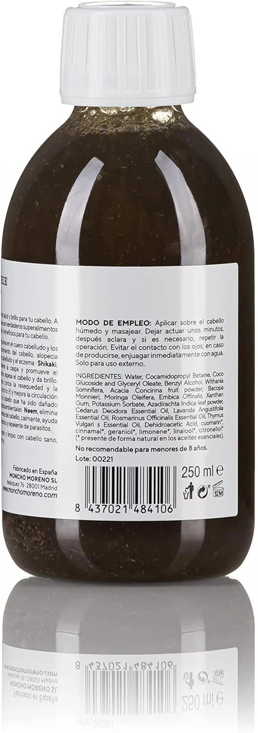 مونچو مورنو | شامپو اسموتی سالم - 100% طبیعی آیورودا | ضد شوره، ضد ریزش، تقویت کننده رشد و پاک کننده عمیق (250 میلی لیتر)