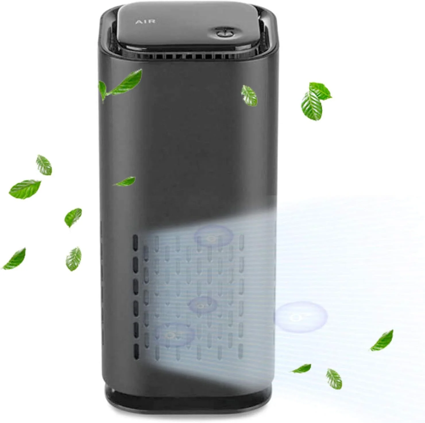 دستگاه تصفیه هوای قابل حمل OXPMFY برای خانه، ژنراتور یون منفی کم صدا USB خودرو، دستگاه تصفیه هوای کوچک خانگی برای دود سیگار، آلرژی، باکتری، کپک، گرده، مشکی (مشکی)
