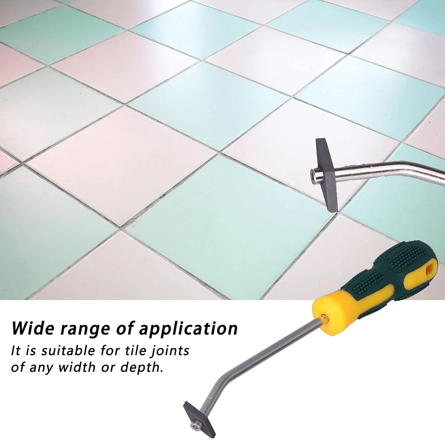 ابزار حذف دوغاب، کارآمد، فولاد ضد زنگ بادوام، پاک کننده دوغاب کاشی برای دفتر و منزل