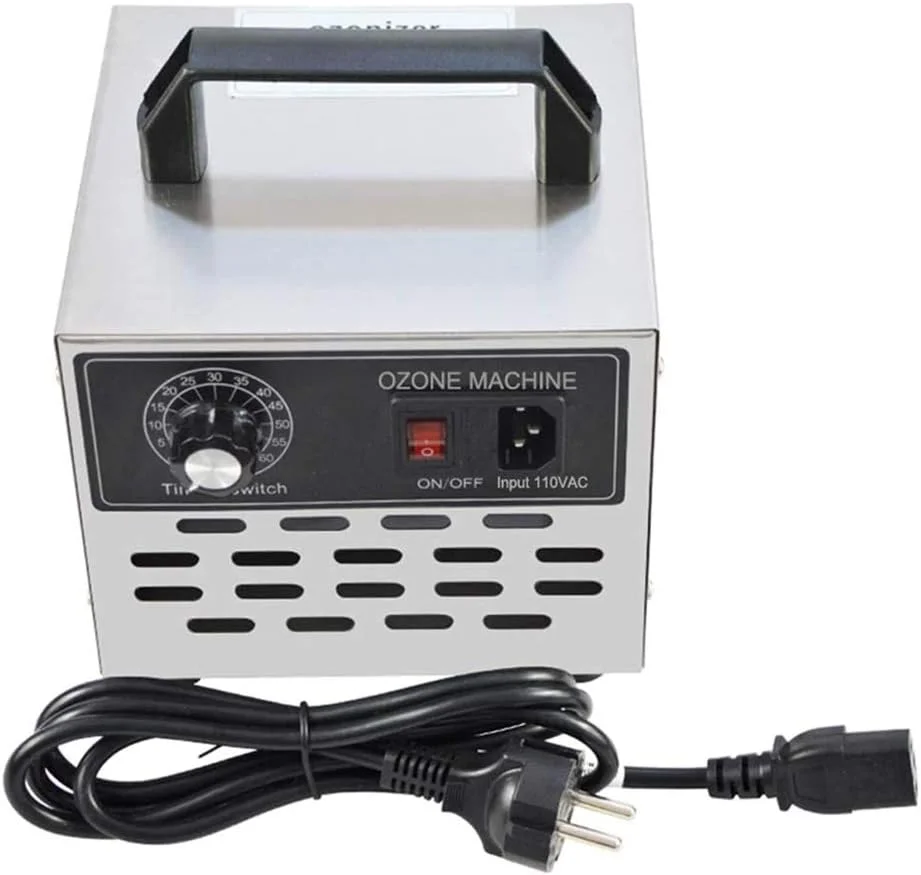 دستگاه تولید کننده اوزون تجاری dsqBKl-dS، 220 ولت، 10 گرم در ساعت، تصفیه کننده هوای قابل حمل، تایمر 60 دقیقه ای، مناسب برای خانه، هتل ها، حیوانات خانگی، خودرو